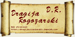 Dragija Rogožarski vizit kartica